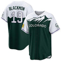 C.Rockies #19 Charlie Blackmon Player Green City Connect product image 1