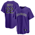 C.Rockies #22 Nolan Jones Player Purple Alternate Replica product image 1