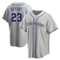 C.Rockies #23 Kris Bryant Player Gray Replica Baseball product image 1