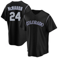 C.Rockies #24 Ryan McMahon Player Black Replica Baseball product image 1
