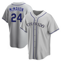 C.Rockies #24 Ryan McMahon Player Gray Replica Baseball product image 1