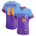 C.Rockies #24 Ryan McMahon Player Purple-Light Blue City product image 1