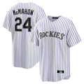 C.Rockies #24 Ryan McMahon Player White Home Replica Game product image 1