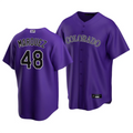 C.Rockies #48 German Marquez Player Purple Home Replica product image 1