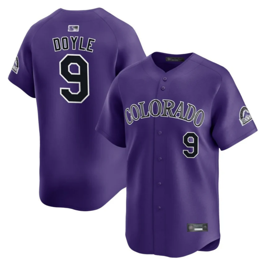C.Rockies #9 Brenton Doyle Player Purple Limited Baseball product image 1