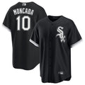C.White Sox #10 Yoan Moncada Player Black Replica Baseball product image 1