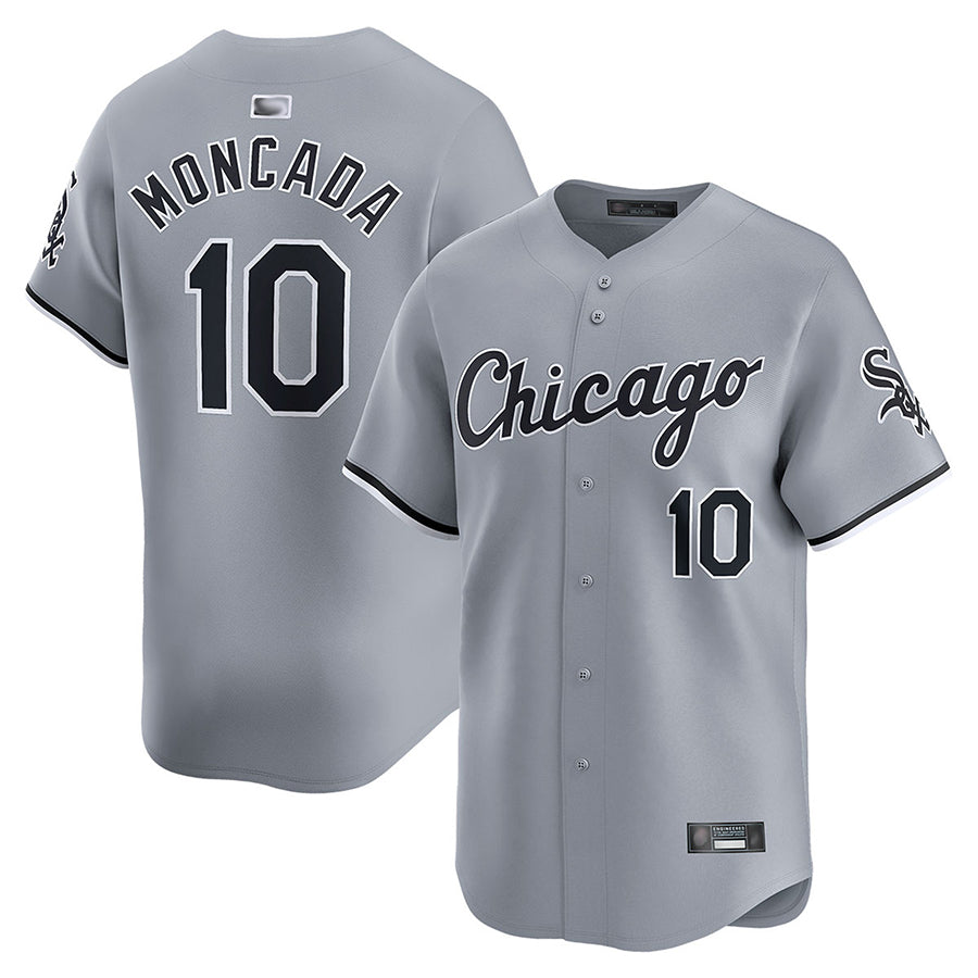 C.White Sox #10 Yoan Moncada Player Gray Road Limited product image 1