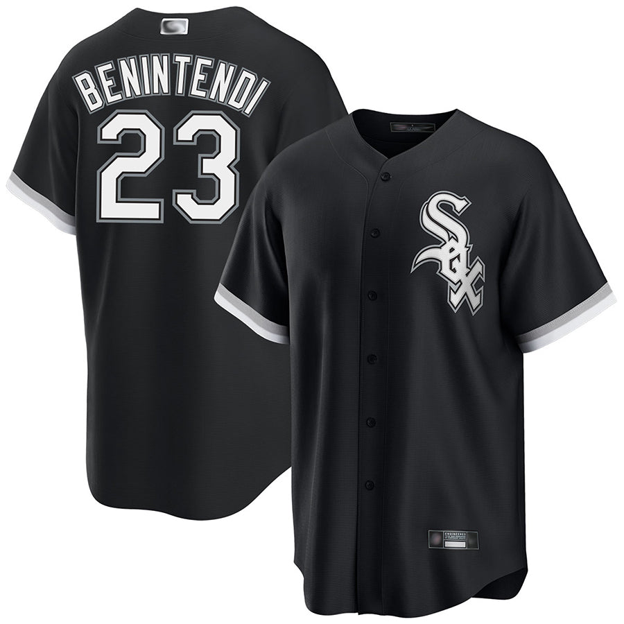 C.White Sox #23 Andrew Benintendi Player Black Replica product image 1