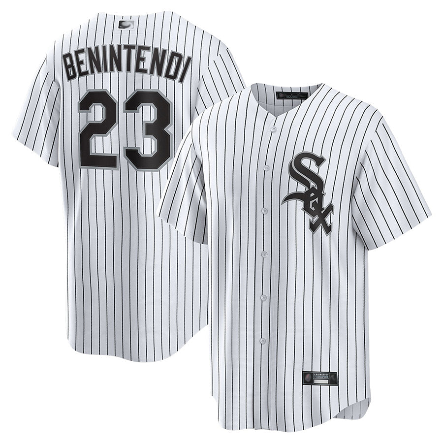 C.White Sox #23 Andrew Benintendi Player White Home Replica product image 1