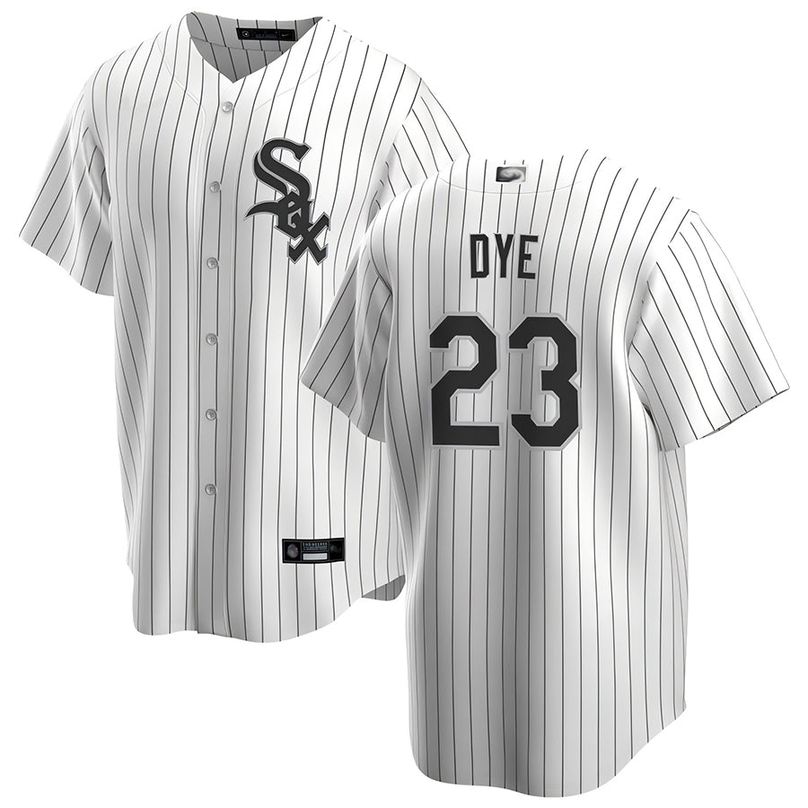 C.White Sox #23 Jermaine Dye Player Replica White Home product image 1