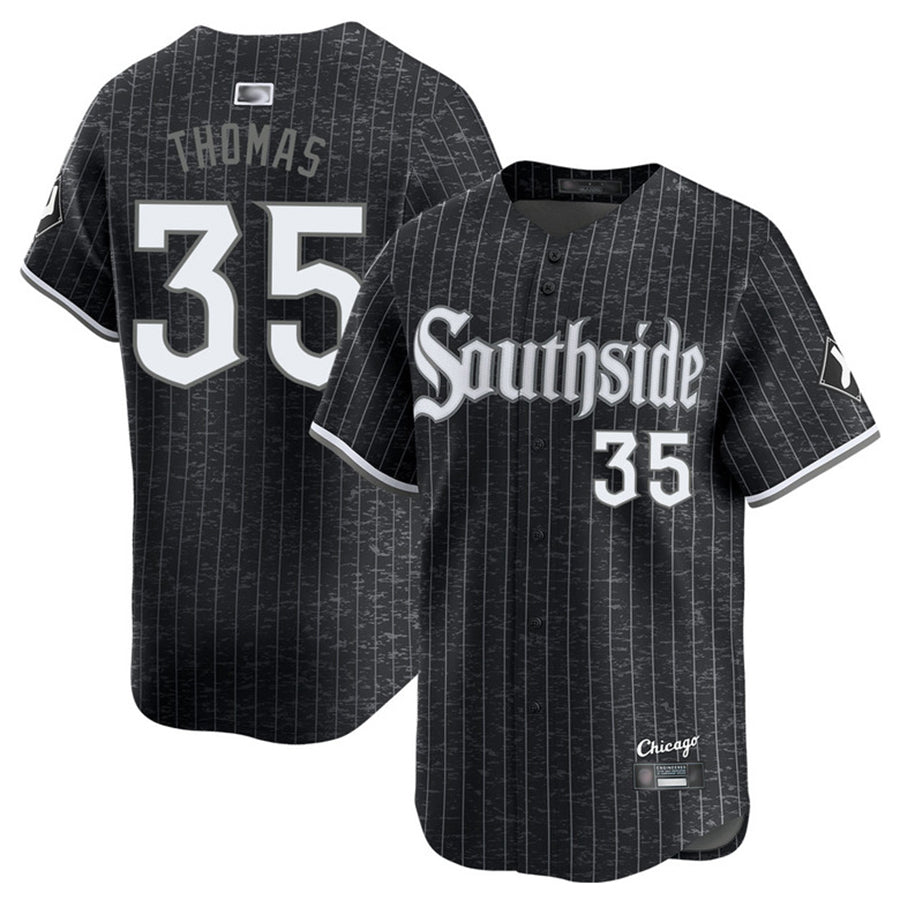 C.White Sox #35 Frank Thomas Player Black City Connect product image 1