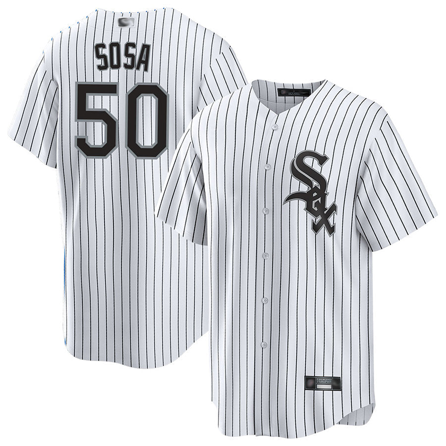 C.White Sox #50 Lenyn Sosa Player White Home Replica Game product image 1