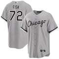C.White Sox #72 Carlton Fisk Player Gray Road Home Replica product image 1