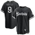 C.White Sox #9 Minnie Minoso Player Black City Connect product image 1