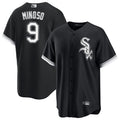 C.White Sox #9 Minnie Minoso Player Black Home Replica product image 1