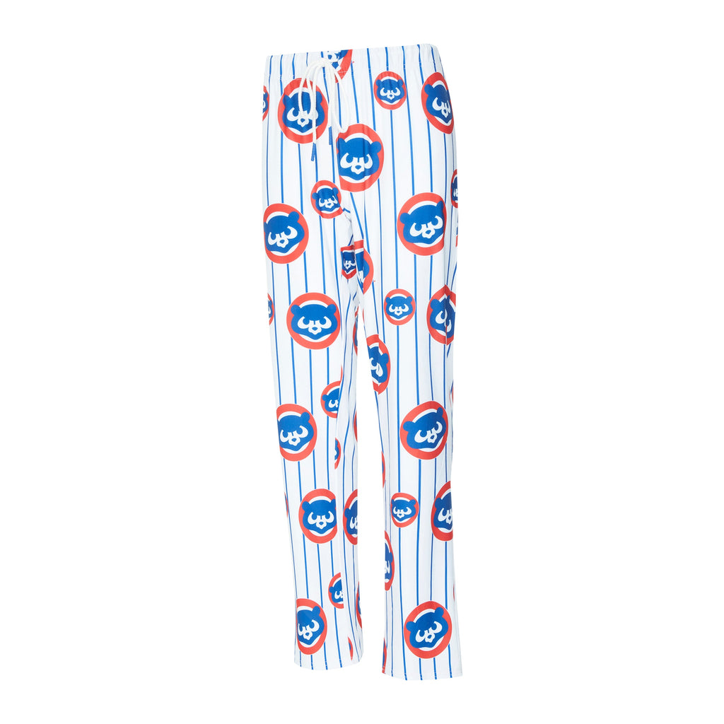 Chicago Cubs Ladies Pinstripe Record Pant product image 2, provided for visual reference and product detail review