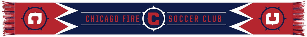 Chicago Fire Club scarf product image 1, provided for visual reference and product detail review