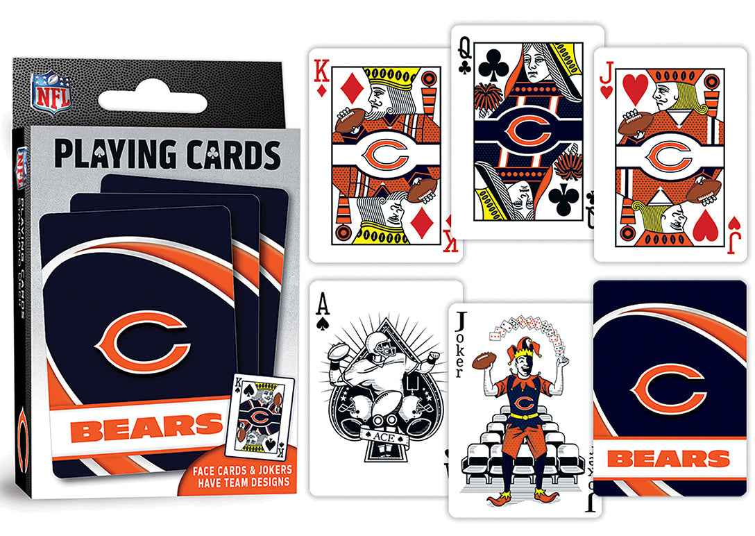Chicago Bears Playing Cards product image 1, provided for visual reference and product detail review