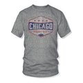 Chicago Men Grey Windy City Hexaco T-Shirt product image 1, provided for visual reference and product detail review