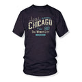 Chicago Dark Charcoal Men Drifter T-Shirt product image 1, provided for visual reference and product detail review