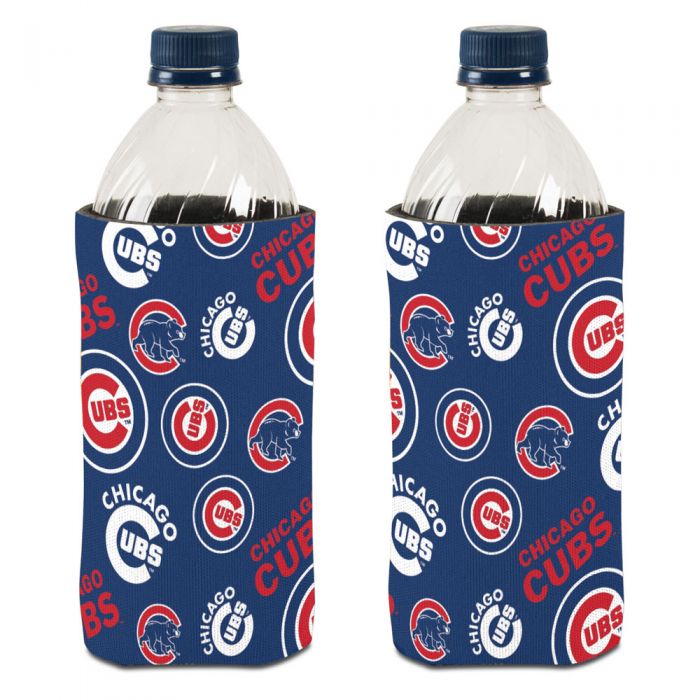 Chicago Cubs Scatter 20 oz. Can Cooler product image 1, provided for visual reference and product detail review
