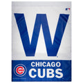Chicago Cubs W Vertical Flag 28" x 40" product image 1, provided for visual reference and product detail review
