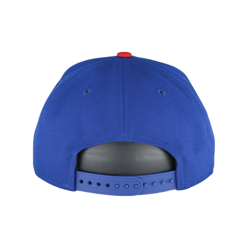 Chicago Cubs New Era 9FORTY A-Frame Royal/Red Adjustable Hat product image 6, provided for visual reference and product