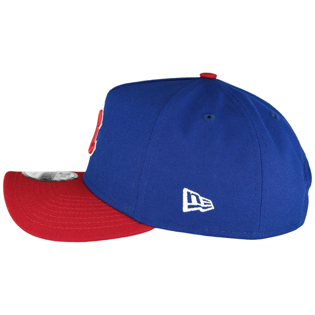 Chicago Cubs New Era 9FORTY A-Frame Royal/Red Adjustable Hat product image 5, provided for visual reference and product