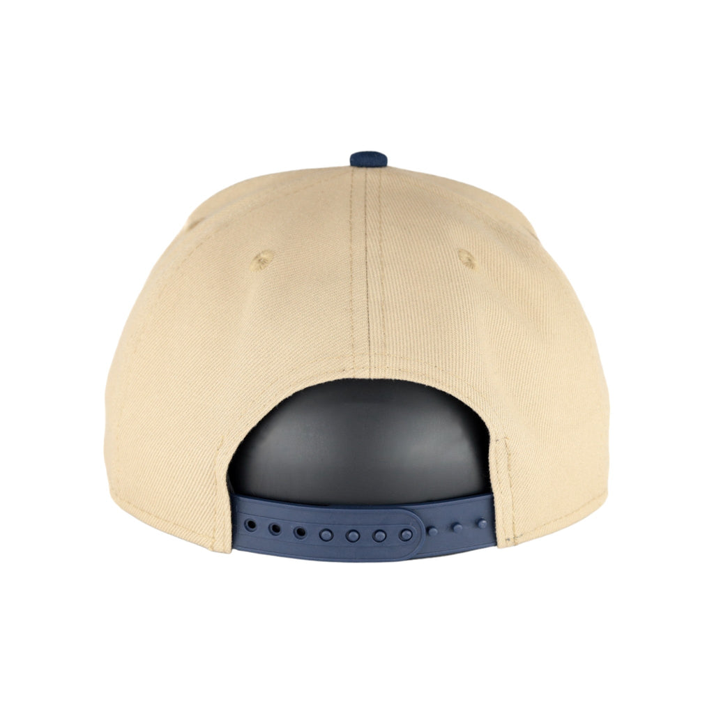 Chicago Cubs New Era 9FORTY A-Frame Camel/Navy 1914 Adjustable Hat product image 6, provided for visual reference and