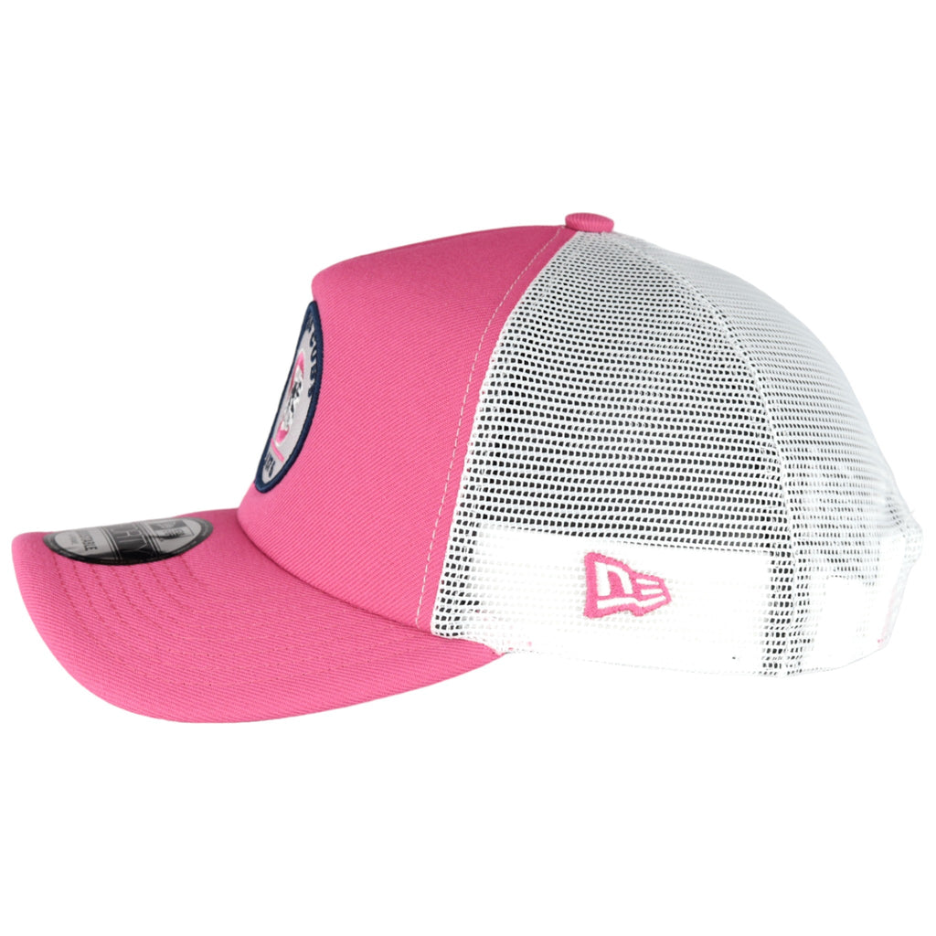 Chicago Cubs New Era 9FORTY A-Frame Foam Front Pink Patch Adjustable Hat product image 5, provided for visual reference and