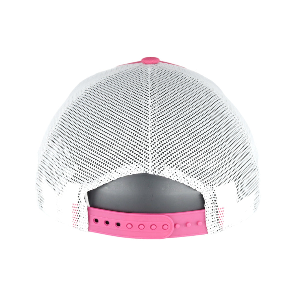 Chicago Cubs New Era 9FORTY A-Frame Foam Front Pink Patch Adjustable Hat product image 6, provided for visual reference and