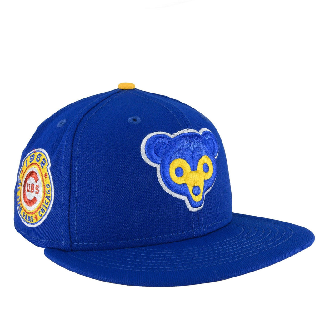 Chicago Cubs Royal/Gold 1962 v2.0 New Era 59FIFTY Fitted Hat product image 2, provided for visual reference and product