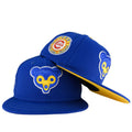 Chicago Cubs Royal/Gold 1962 v2.0 New Era 59FIFTY Fitted Hat product image 1, provided for visual reference and product