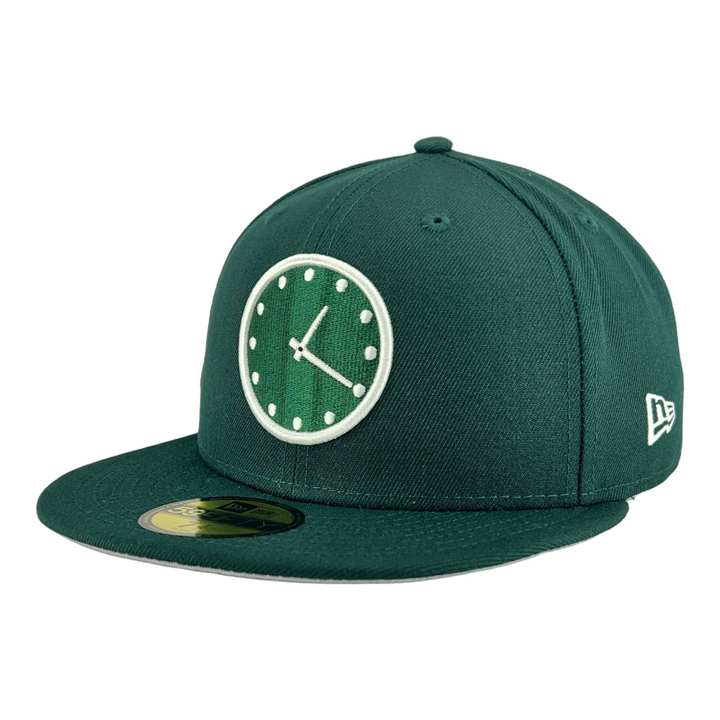 Chicago Cubs Dark Green Clock New Era 59FIFTY Fitted Hat product image 3, provided for visual reference and product detail