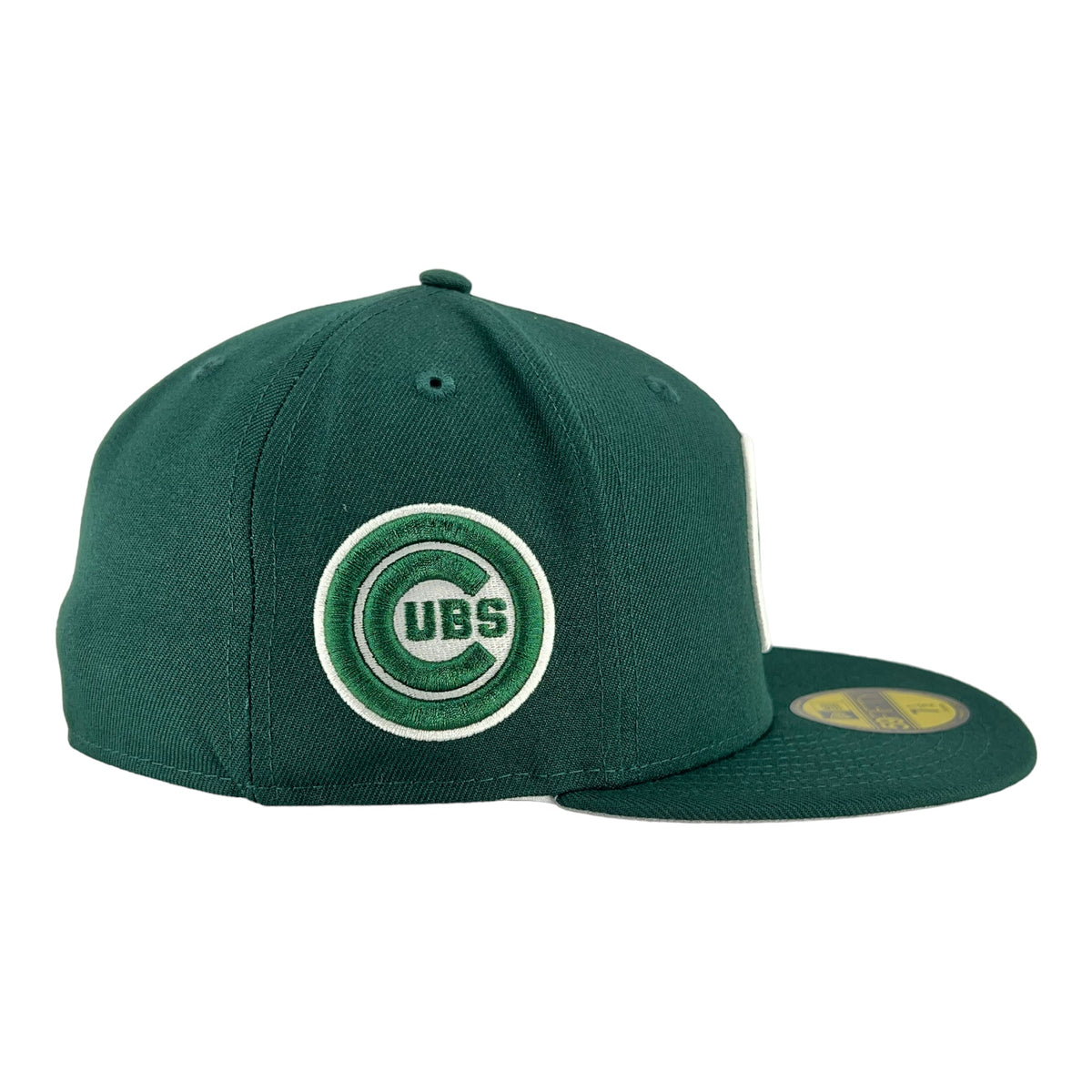 Chicago Cubs Dark Green Clock New Era 59FIFTY Fitted Hat product image 4, provided for visual reference and product detail