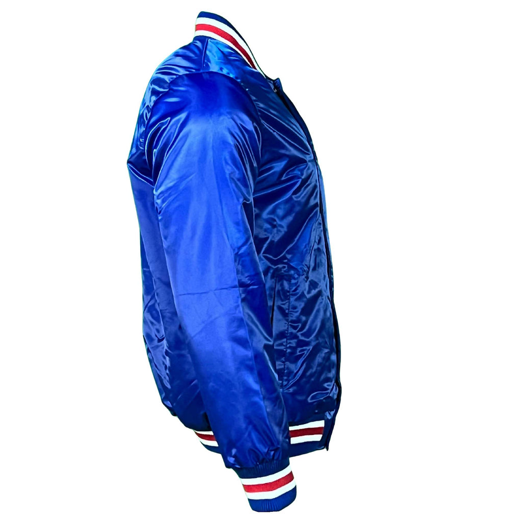 Chicago Cubs Royal Vintage Starter Jacket product image 5, provided for visual reference and product detail review
