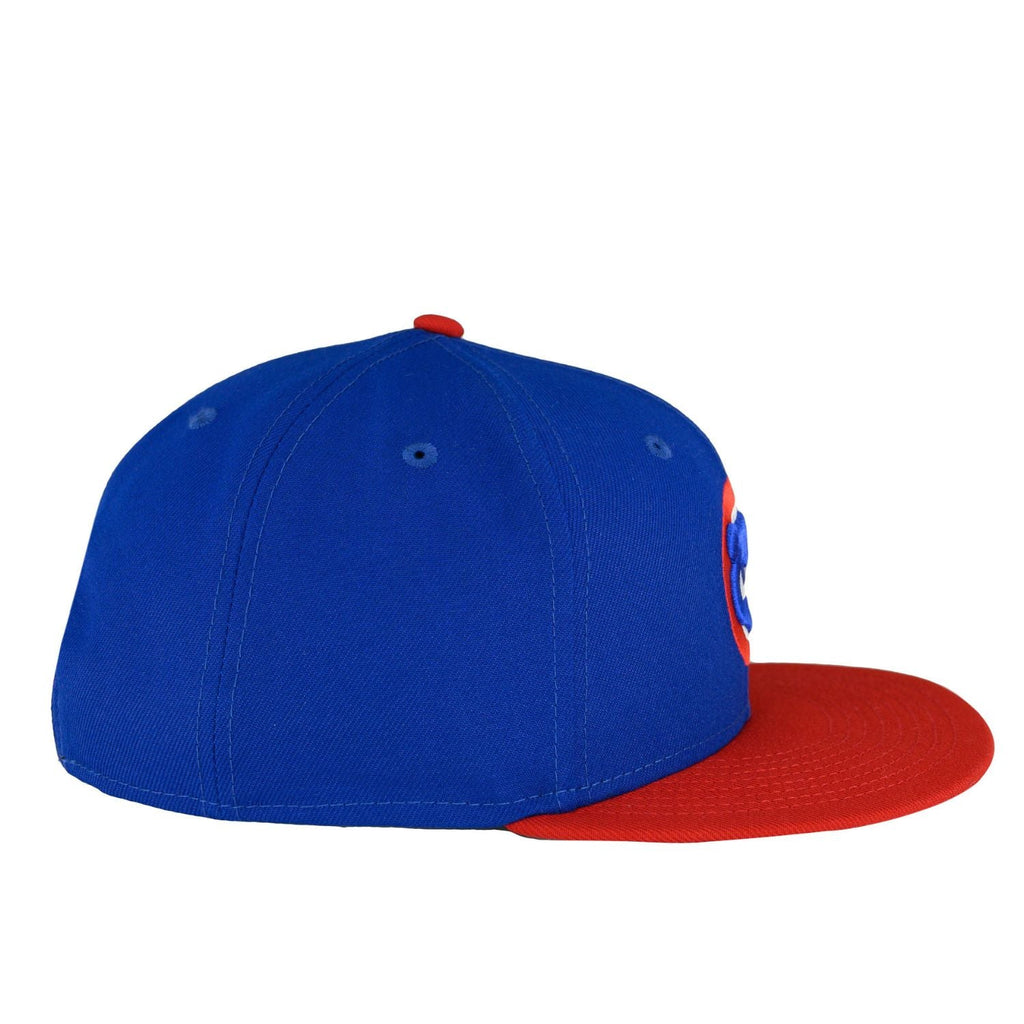 Chicago Cubs Royal/Red '84 New Era 9FIFTY Snapback Hat product image 4, provided for visual reference and product detail