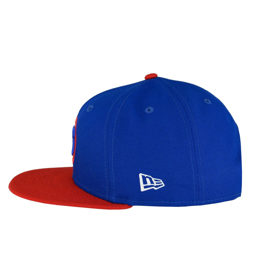 Chicago Cubs Royal/Red '84 New Era 9FIFTY Snapback Hat product image 5, provided for visual reference and product detail