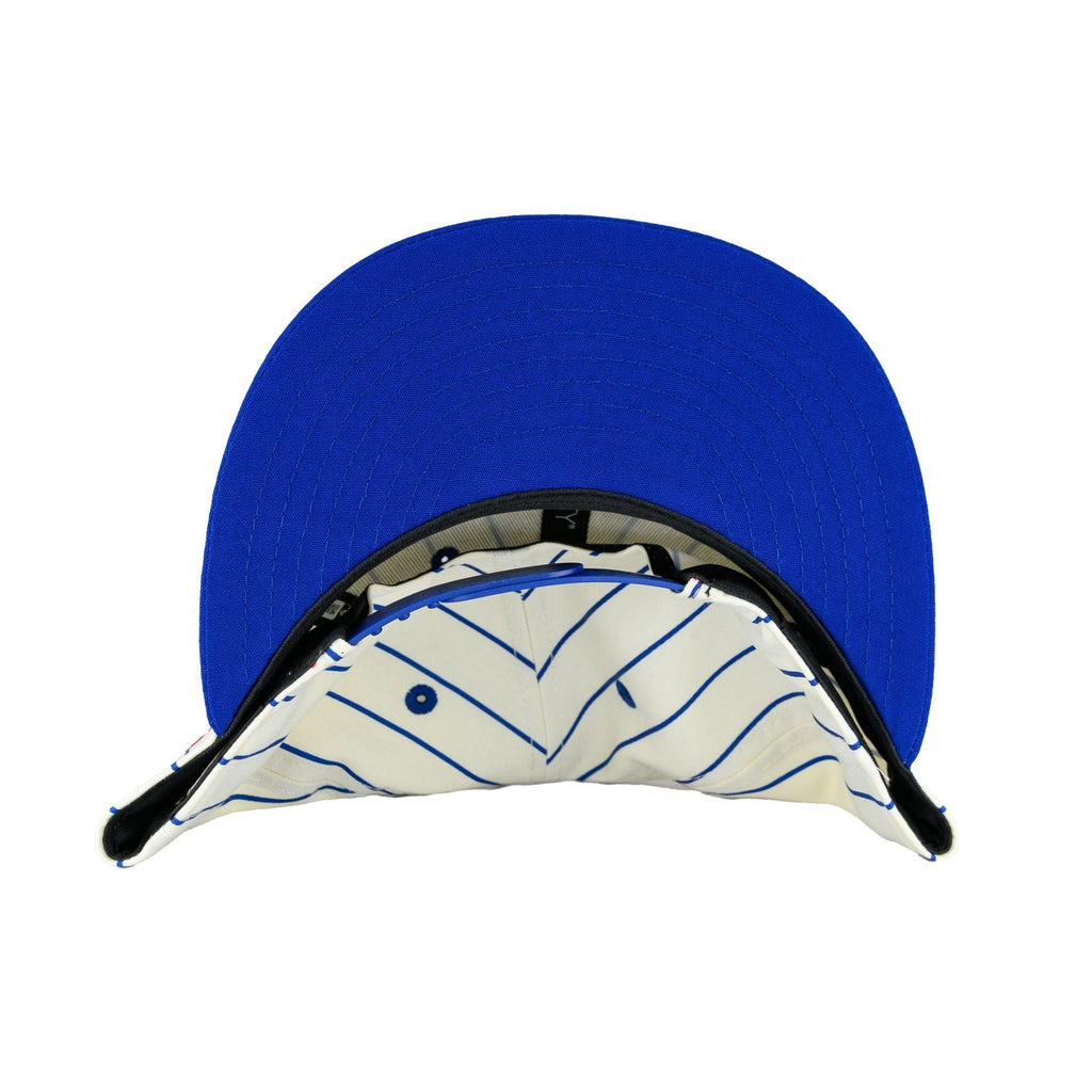 Chicago Cubs Cooperstown 1979 Chrome Pinstripe New Era 9FIFTY Snapback Hat product image 7, provided for visual reference
