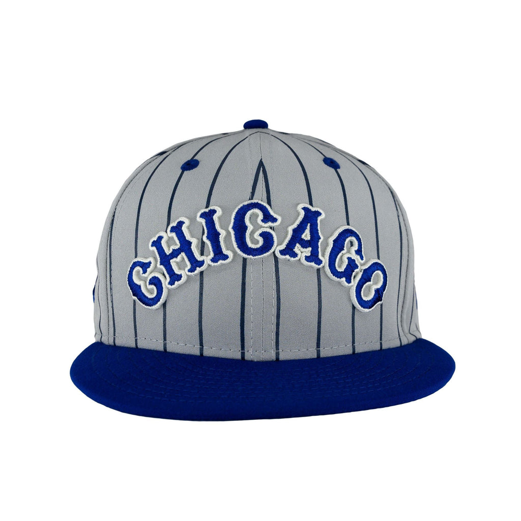 Chicago Cubs Cooperstown 1914 Grey/UV Navy New Era 9FIFTY Snapback Hat product image 2, provided for visual reference and