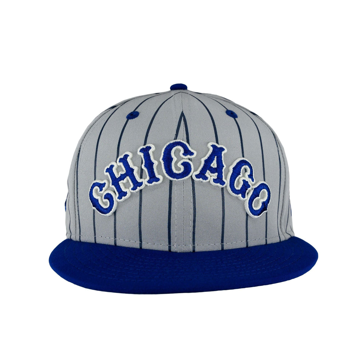 Chicago Cubs Cooperstown 1914 Grey/UV Navy New Era 9FIFTY Snapback Hat product image 2, provided for visual reference and