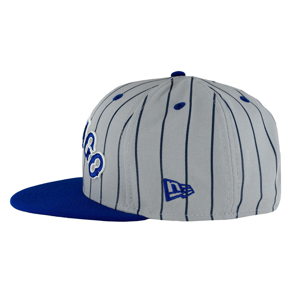 Chicago Cubs Cooperstown 1914 Grey/UV Navy New Era 9FIFTY Snapback Hat product image 3, provided for visual reference and