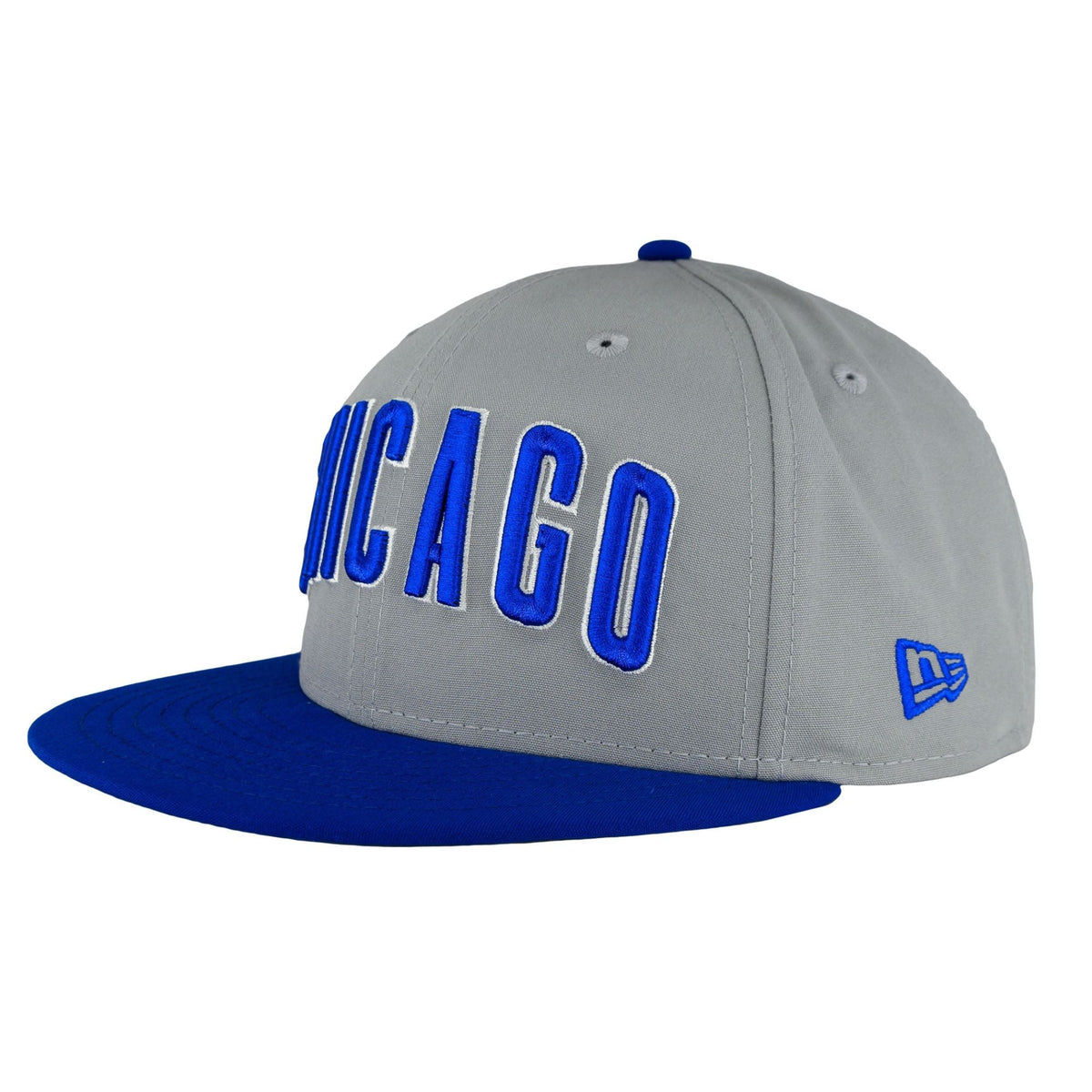 Chicago Cubs Cooperstown 1979 - 1993 Grey/Royal New Era 9FIFTY Snapback Hat product image 3, provided for visual reference