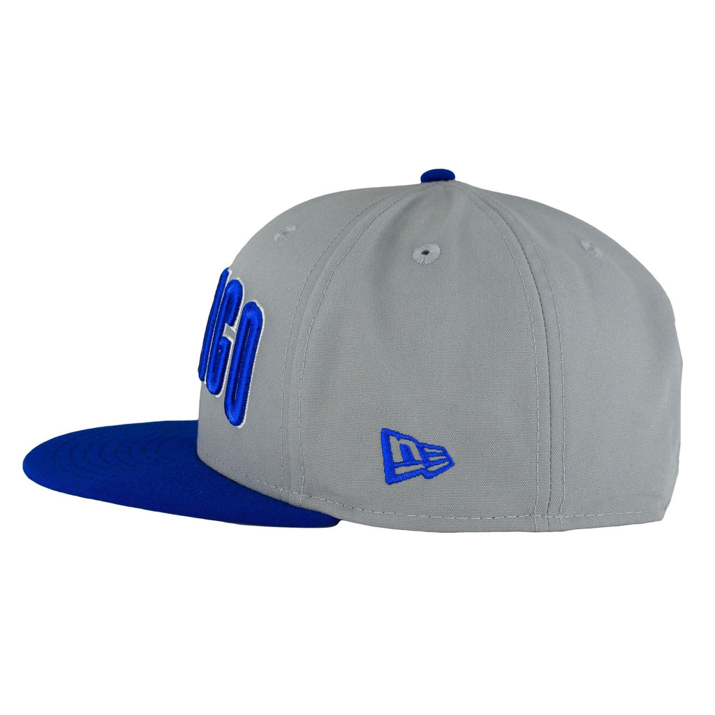 Chicago Cubs Cooperstown 1979 - 1993 Grey/Royal New Era 9FIFTY Snapback Hat product image 4, provided for visual reference