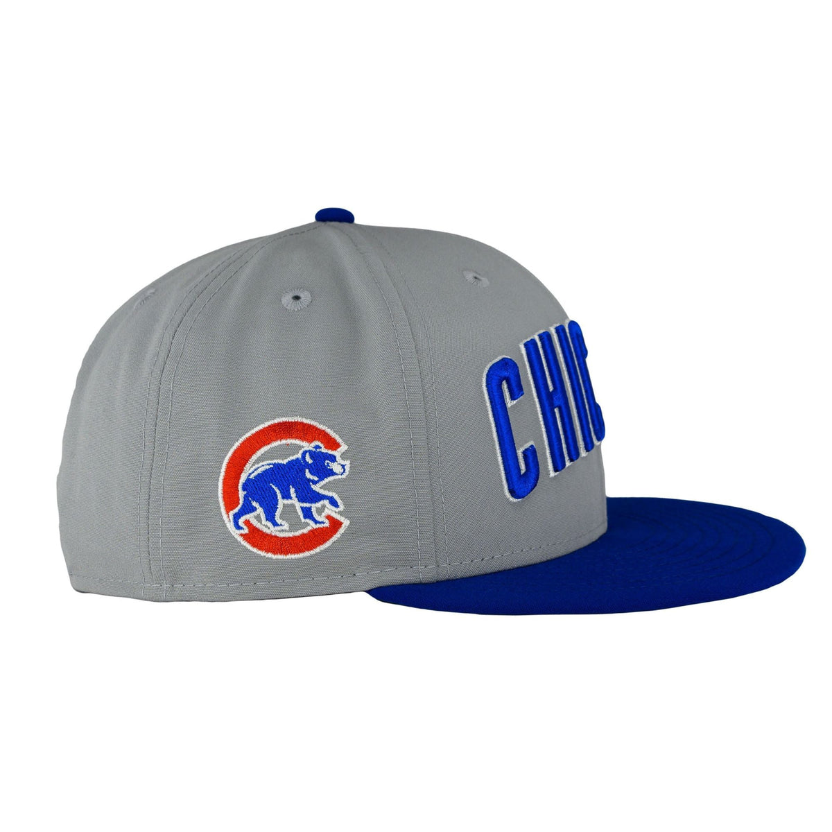 Chicago Cubs Cooperstown 1979 - 1993 Grey/Royal New Era 9FIFTY Snapback Hat product image 5, provided for visual reference