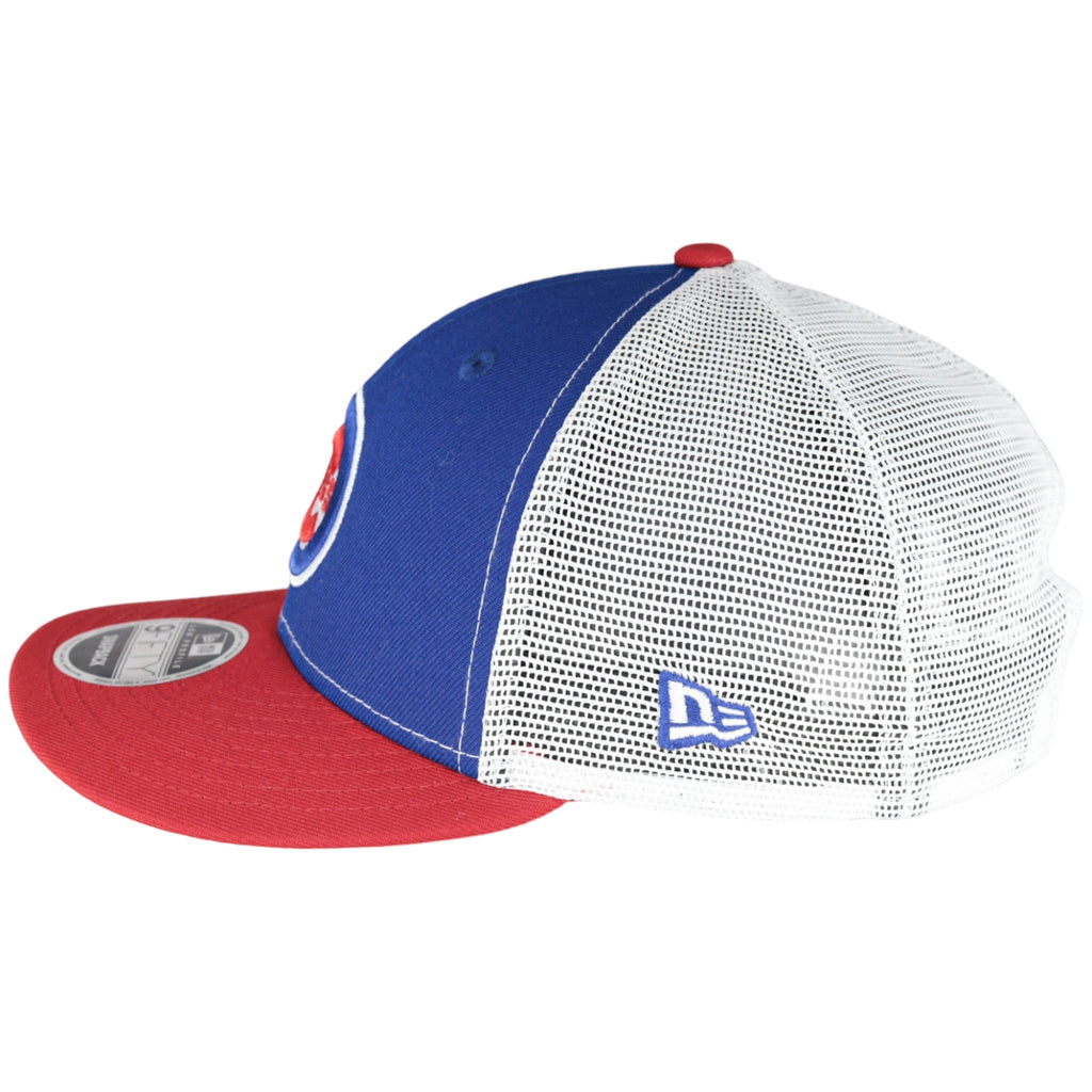 Chicago Cubs White/Red/Royal Low Profile New Era 9FIFTY Snapback Hat product image 5, provided for visual reference and