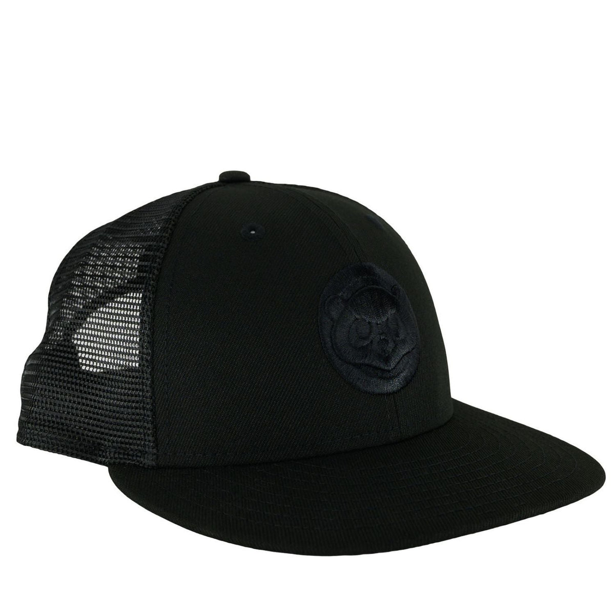 Chicago Cubs Black '84 New Era 9FIFTY Low Profile Mesh Back Hat product image 3, provided for visual reference and product
