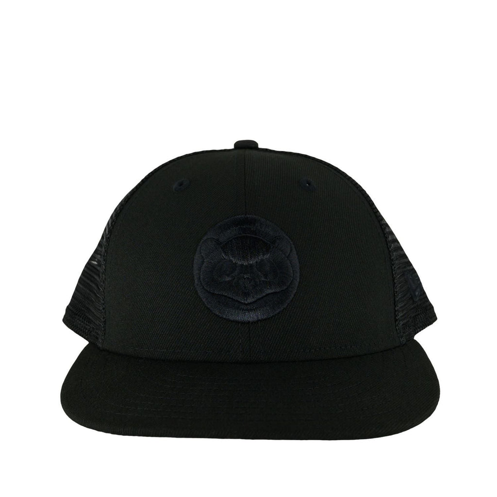 Chicago Cubs Black '84 New Era 9FIFTY Low Profile Mesh Back Hat product image 2, provided for visual reference and product