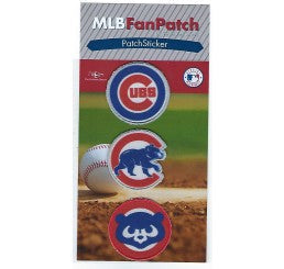 Chicago Cubs MLB FanPatch 3 Pack Stickers product image 1, provided for visual reference and product detail review