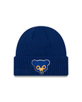 Cubs Royal 1979 Logo Cuffed Knit Hat product image 1, provided for visual reference and product detail review